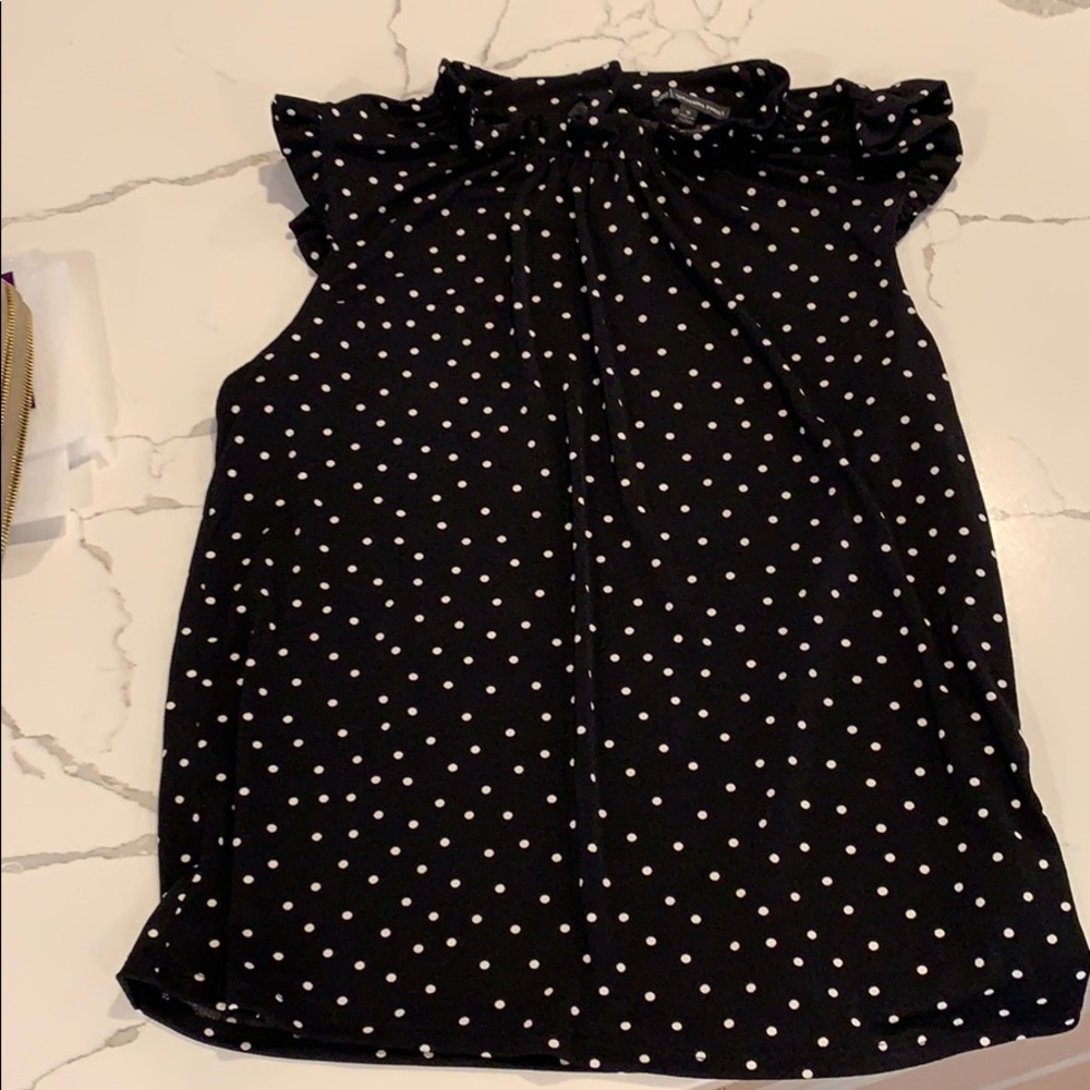 Polka dotted top